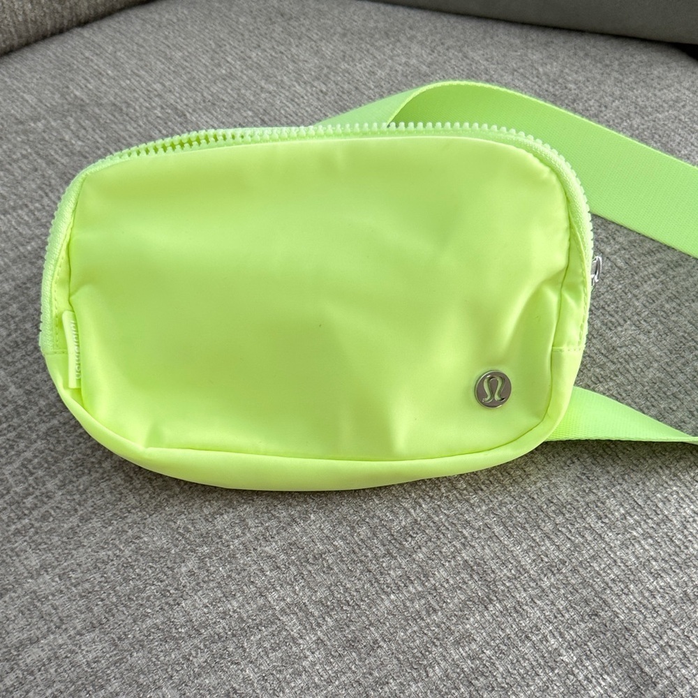 Lululemon Everywhere 1L Belt Bag in the color Electric Lemon